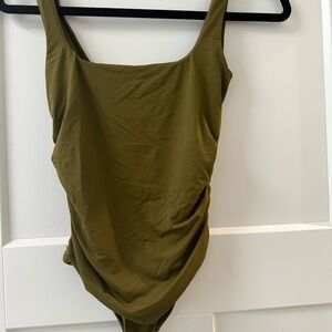 Zara Olive Green Bodysuit